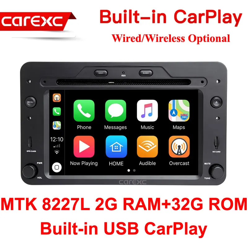 CarExc Android 9,0 gps-навигация Авторадио CarPlay для Alfa Romeo 159 автомобиль Brera spider Sportwagon 2006 автомобильный dvd-плеер головное устройство - Цвет: MTK 32G ROM