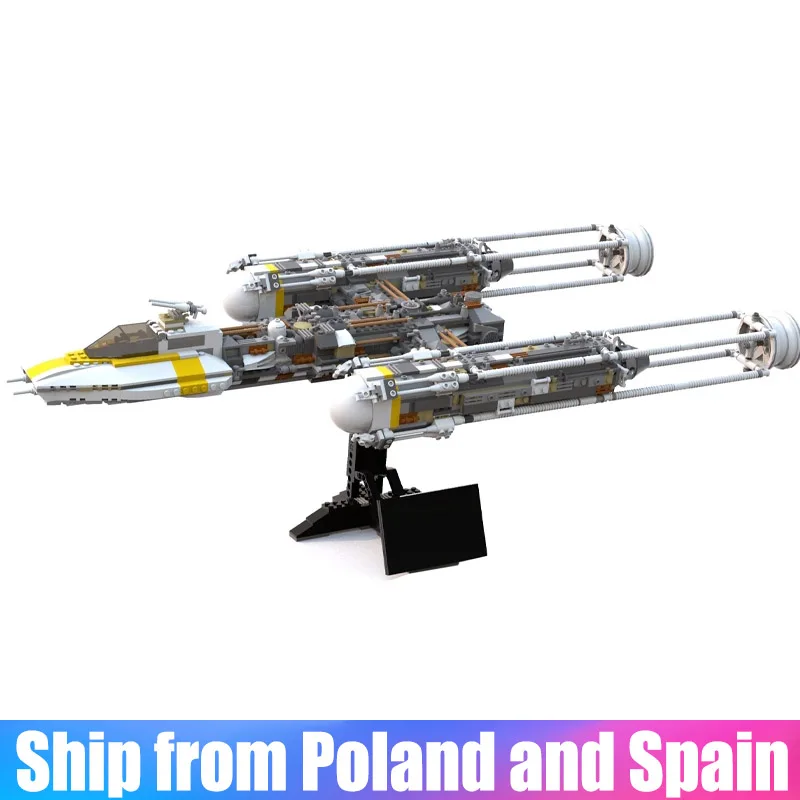 Star 05040 Wars Y-Wing Attack Starfighters Set Building Blocks Bricks Compatible with 10134 Christmas gifts