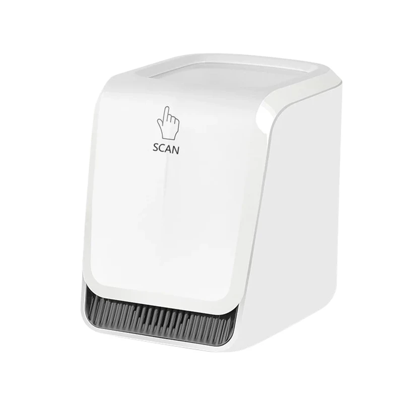 

QR Barcode Scanner Handsfree Wired 2D/1D Automatic Barcode Reader for Mobile Payment Box Scanning Reader Box Barcode Scanner for