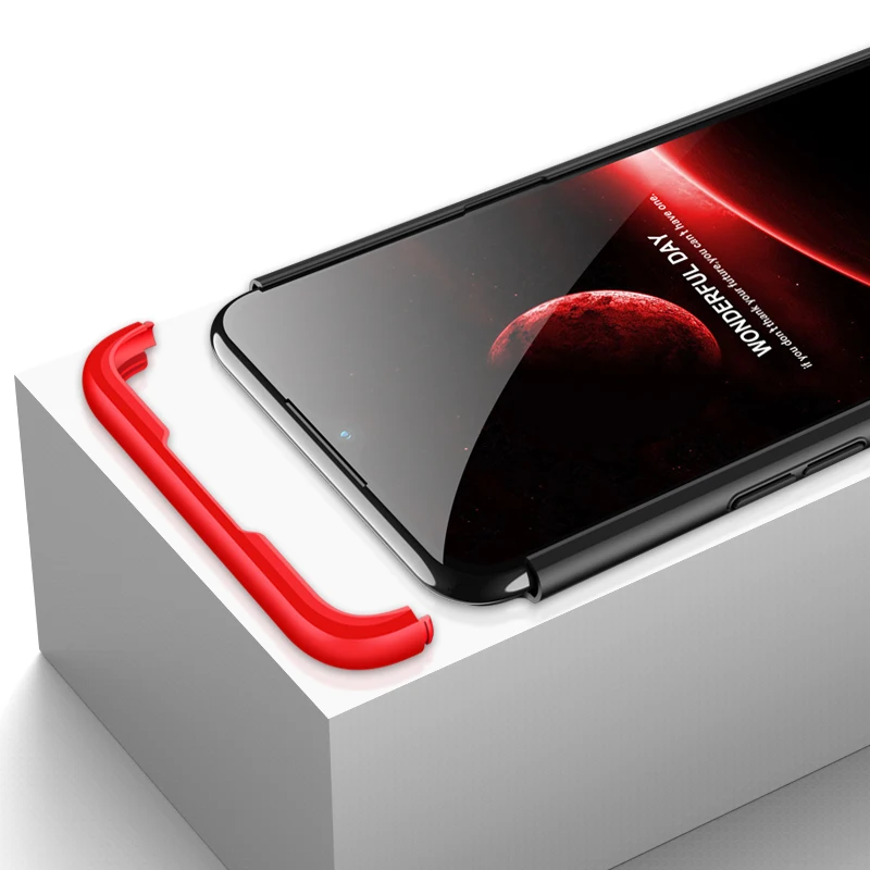 TeppKa для OPPO Realme 5 pro Чехол для телефона 360 полная защита чехол 3 в 1 матовая пластиковая жесткая задняя крышка для realme 3 pro Q
