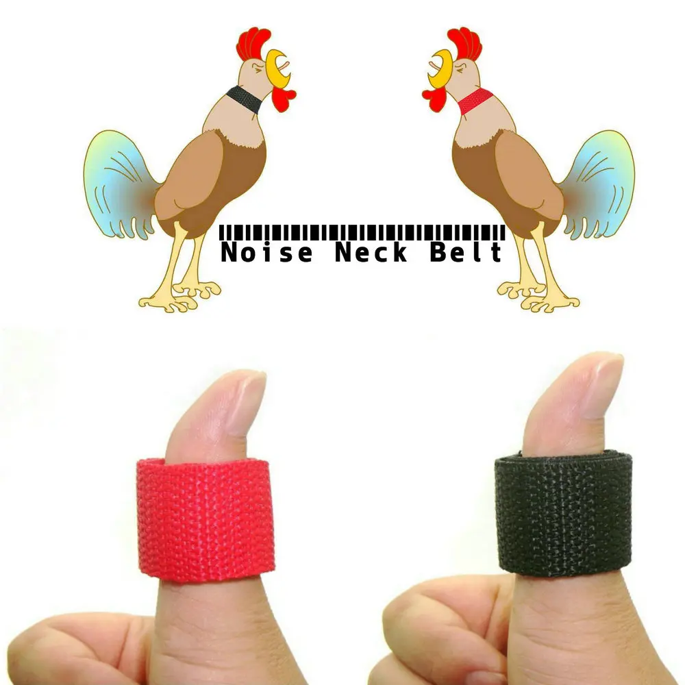2/4PCS Anti Crow Collar for Roosters Cockerel No Crow Noise Neck Belt