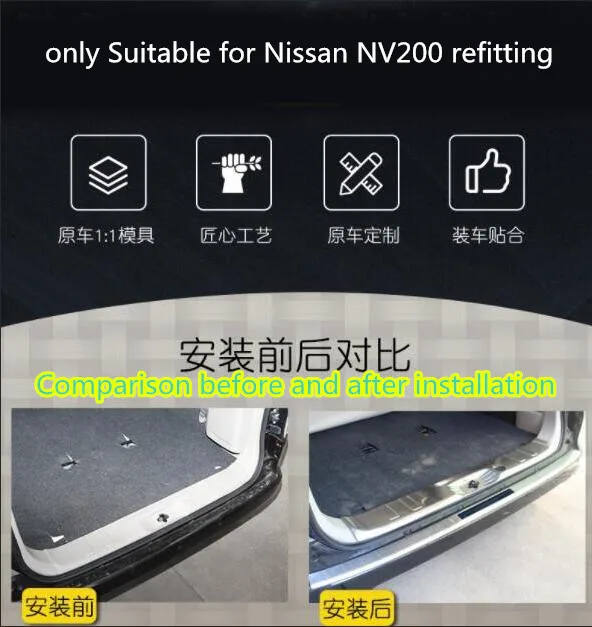 Добро пожаловать педаль подходит только для Nissan NV200 переоборудование, для NV200 Специальная нержавеющая сталь Добро пожаловать педаль украшения