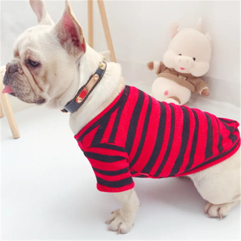 

New dog clothes 2019 small winter warm french bulldog Loose ropa perro grande Leisure Crew neck sweater size S-4XL jersey perro