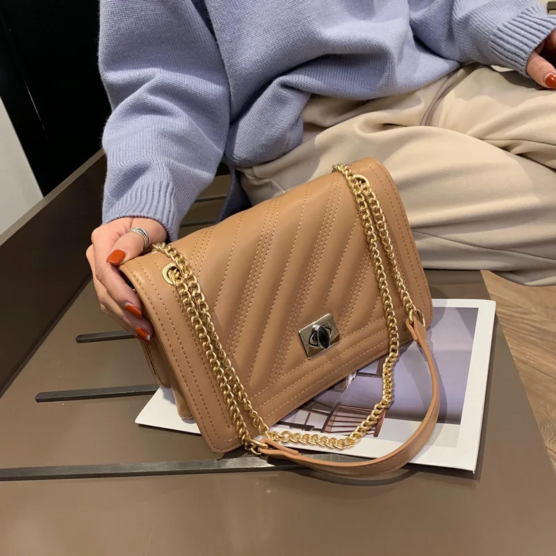 

New Arrival Bag Women's 2019 Korean-style Graceful New Style Fashion GIRL'S Crossbody Bag Square Sling Bag