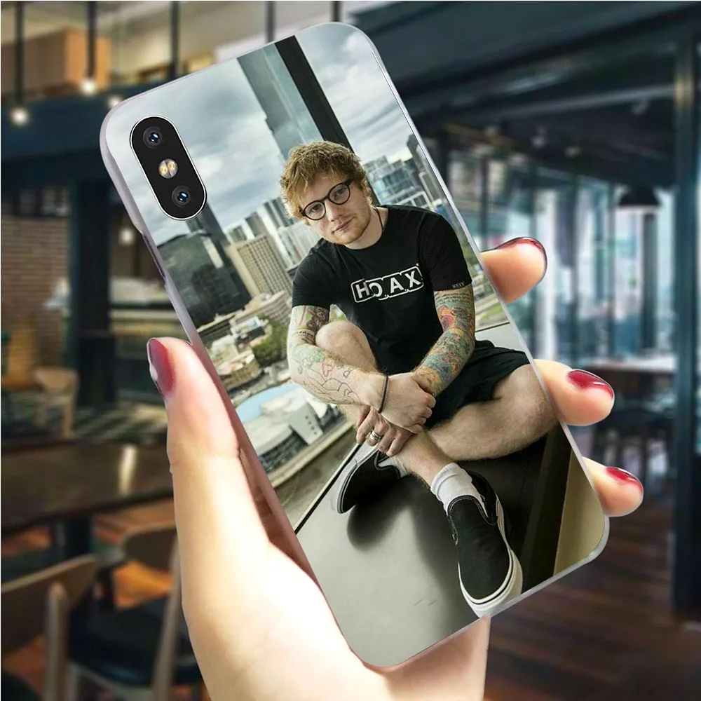 Гибридный чехол для телефона Ed Sheeran iPhone 7 Plus 5 5S SE 6 6S/6 6S 8/8 X XS XR Xs Max Жесткий Чехол |