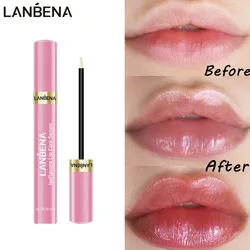 LANBENA Lip Plumper Serum Lip Mask Lip Gloss Reduce Fine Lines Increase Lip Elasticity Resist Aging Moisturizing Lips Care
