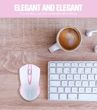 

Noiseless Mouse Wireless Girl Cute Mouse1600dpi Pink Computer Mouse Wireless Mouse Cordless Optical Mouse for Laptop