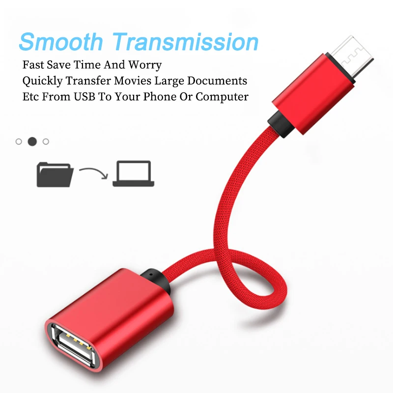Shellnail Micro USB OTG кабель адаптер для Xiaomi Redmi Note Micro USB разъем для samsung S6 планшет Android USB 2,0 OTG адаптер