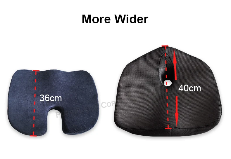 XXL Large Big Size Latex Chair Orthopedic Pillow Fat Man Office Car Seat Coccyx Cushion for Hemorrhoid Treat and Sciatica Relief