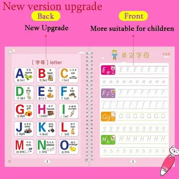 

Magic Calligraphy That Can Be Reused English Handwriting Copybook Set Preschool Kindergarten Practice Calligraphy L5