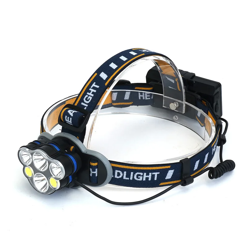 

8 Modes LED Headlamp Fishing Headlight Zoomable Lamp Waterproof Head Torch Flashlight Camping Head Lamp Support Dropship