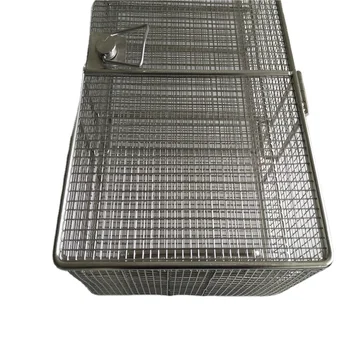 

wire mesh basket strainer/storage basket with handles