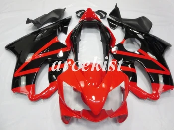 

New ABS Motorcycle Full Fairings Kit Fit For HONDA CBR600 F4i 2004 2005 2006 2007 04 05 06 07 body set Custom Free Red black