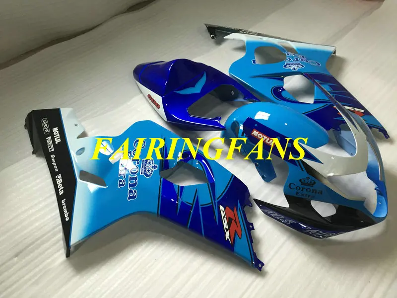 Комплект обтекателей для мотоцикла GSXR600 750 K4 04 05 GSXR 600 GSXR750 2004 2005 ABS Топ Синий Обтекатели Кузов+ подарки SE42