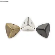 8 шт. античный бронзовый/серебристый/черный 3 отверстия украшение для багажа настольная коробка сумки протекторы угловой Деревянный чехол декоративная боковая 27 мм 8 шт. античный бронзовый/серебристый/черный 3 отверстия украшение для багажа настольная коробка сумки протекторы угловой Деревянный чехол декоративная боковая 27 мм