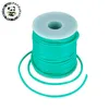 2mm 3mm tubo hueco PVC tubo de goma Tubular para hacer joyería DIY envuelto alrededor de blanco carrete de plástico agujero: 1,5mm; alrededor de 25 m/rollo ► Foto 1/6