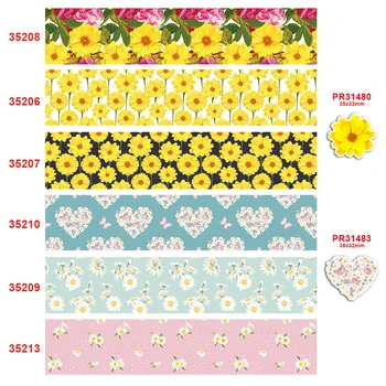 

Free shipping 2019 new arrival ribbons Hair Accessories ribbon 10 yards printed grosgrain ribbons 35206