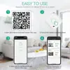 ORIA Wireless Thermometer Hygrometer Sensor Data Logger Digital C/F Indoor Outdoor Bluetooth Temperature Humidity Meter Alarm 4