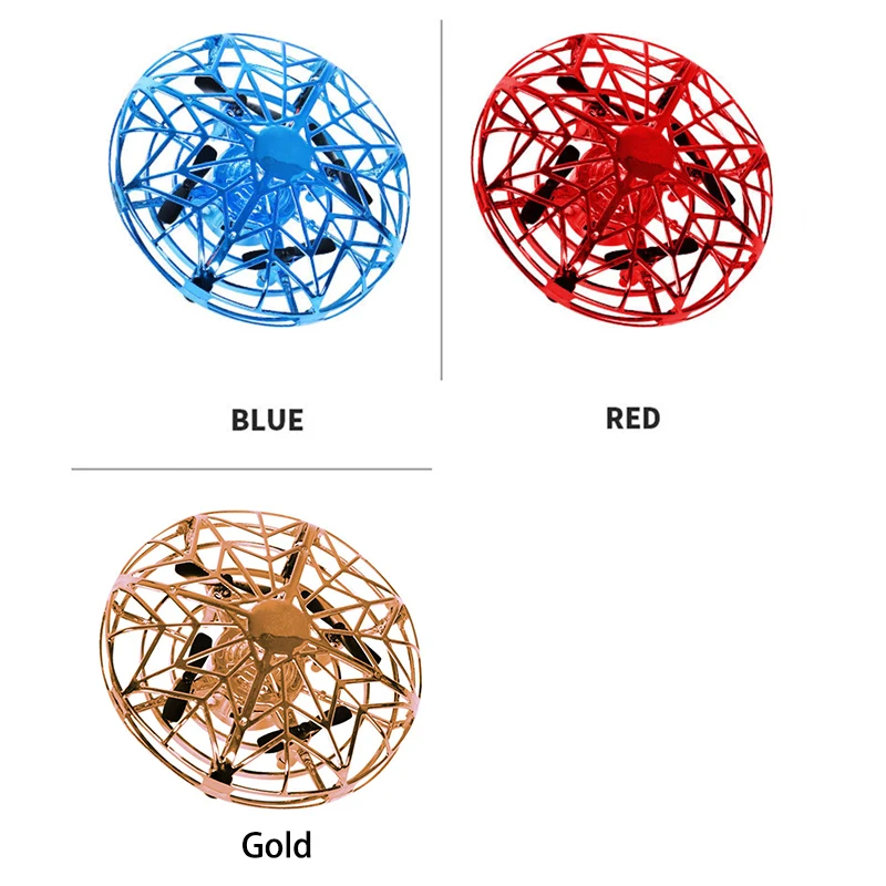 Дрон НЛО жеста Индуктивная летающая тарелка автомобиль подвесной БПЛА детская игрушка ручной бросок самолет UVA детская игрушка с мигающим светом подарок