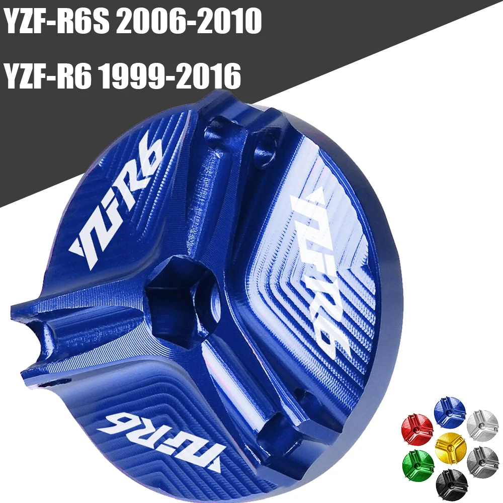 

YZF R6 1999-2011 2012 2013 2014 2015 2016 Engine Oil Filler Cup Plug Cover cap Screw For Yamaha YZF-R6S 2006 2007 2008 2009 2010