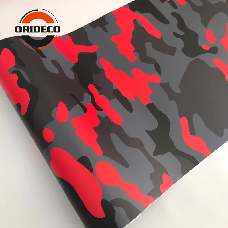 red black  camo vinyl car sticker 5