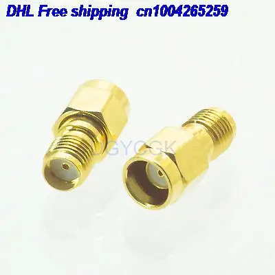 

DHL 100pcs Conversion Adapter Slide-on RPSMA male M to SMA female F connector quick adapter connector 22cs