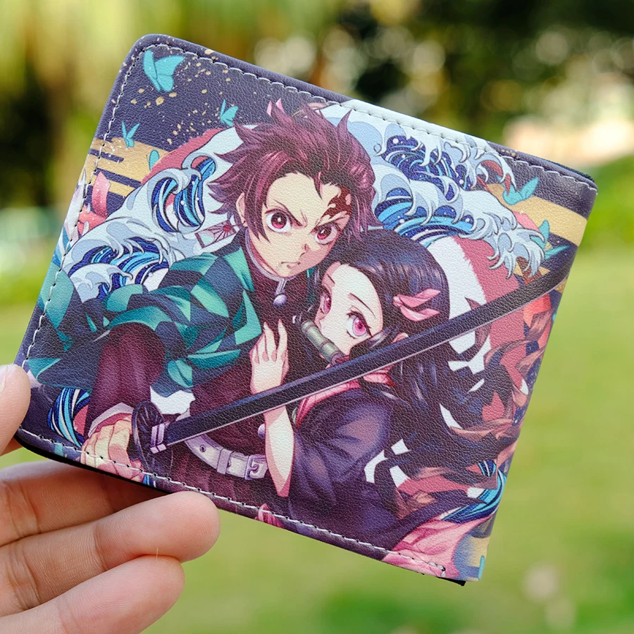 Аниме демон S слой: Kimetsu no Yaiba Kamado монета из искусственной кожи кошелек сумка держатель слой крутой Горячий