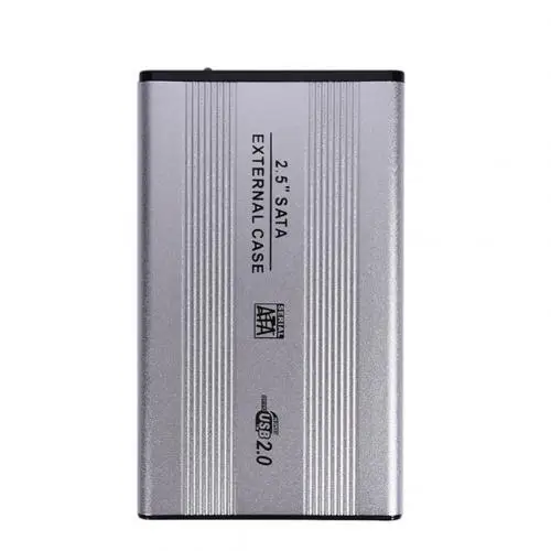 USB 3,0/2,0 HDD чехол жесткий диск 2,5 дюймов коробка SATA внешний корпус мобильный диск Корпус док-станция Caddy для ноутбука - Цвет: Silver USB3 0