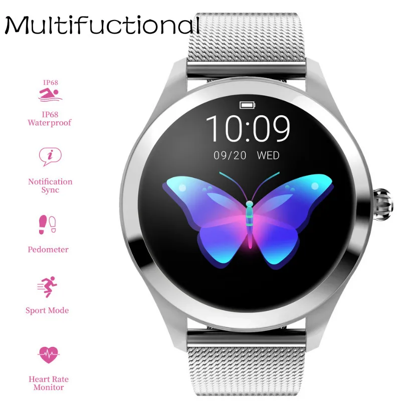 FitnessTracker Смарт-часы монитор сердечного ритма умный браслет женский водонепроницаемый Шагомер сна подходит для iOSAndroid браслет