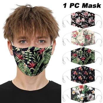 

1pcs Outdoor Scarf Cotton Facemask Dustproof Faceshield Black Cloth Facemask Washable Mascarillas Mondmasker Mondkapjes Mascari
