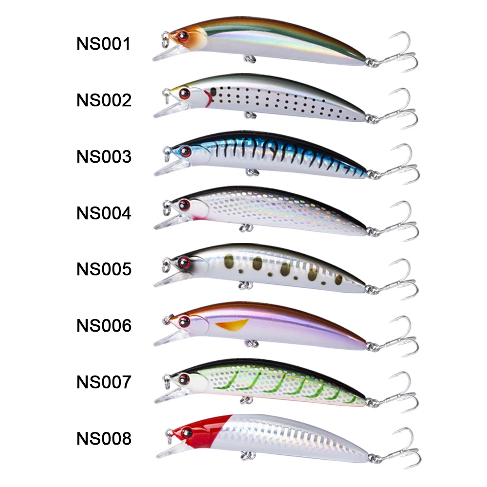 NOEBY новые тонущие приманки Minnow 90 мм 29 г, пластиковые рыболовные воблер, твердая наживки плавающие наживки, искусственные морские приманки