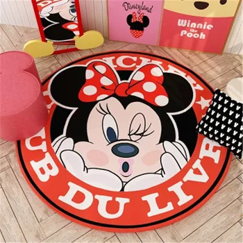 

Disney Rotundity Cartoon Mickey and Minnie Mouse Door Mat Boys Girls Game Mat Bedroom Kitchen Carpet Indoor Bathroom Mat M5076