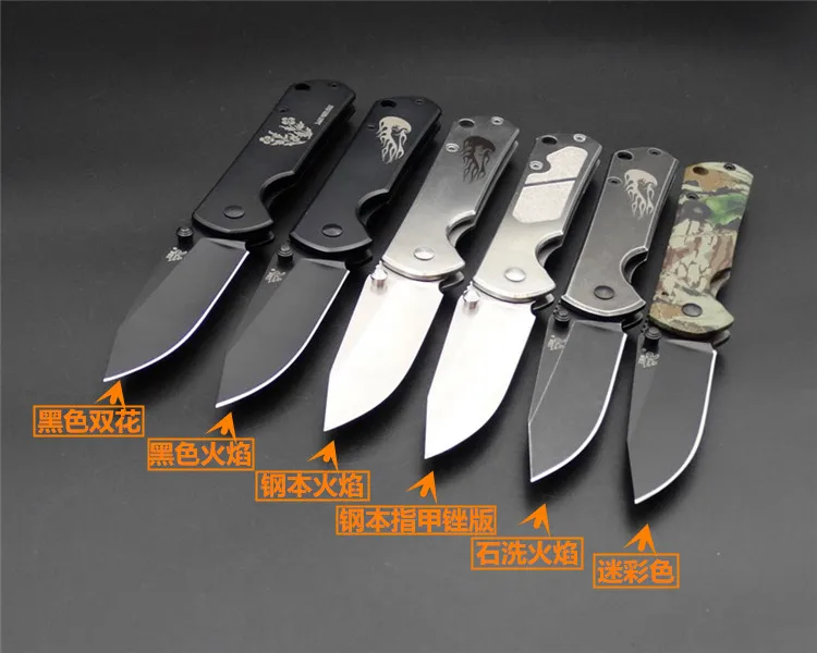 Sanrenmu 7010 Карманный EDC Складной нож для выживания 8CR14 лезвие с зажимом для ремня для путешествий, кемпинга и пеших прогулок