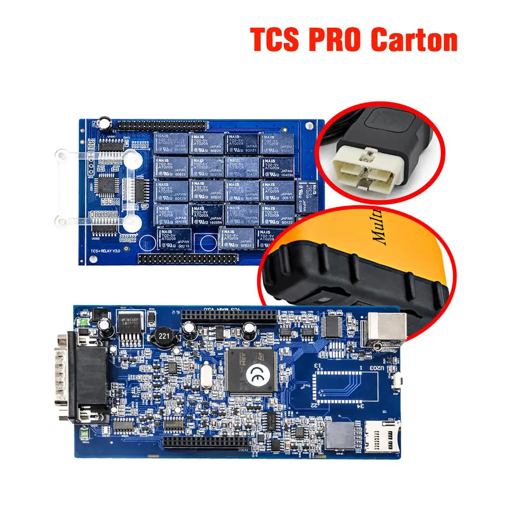 obd2 диагностический инструмент V2015.R3 tcs super tcs pro двойной синий PCB для автомобиля грузовика - Цвет: tcs pro 4