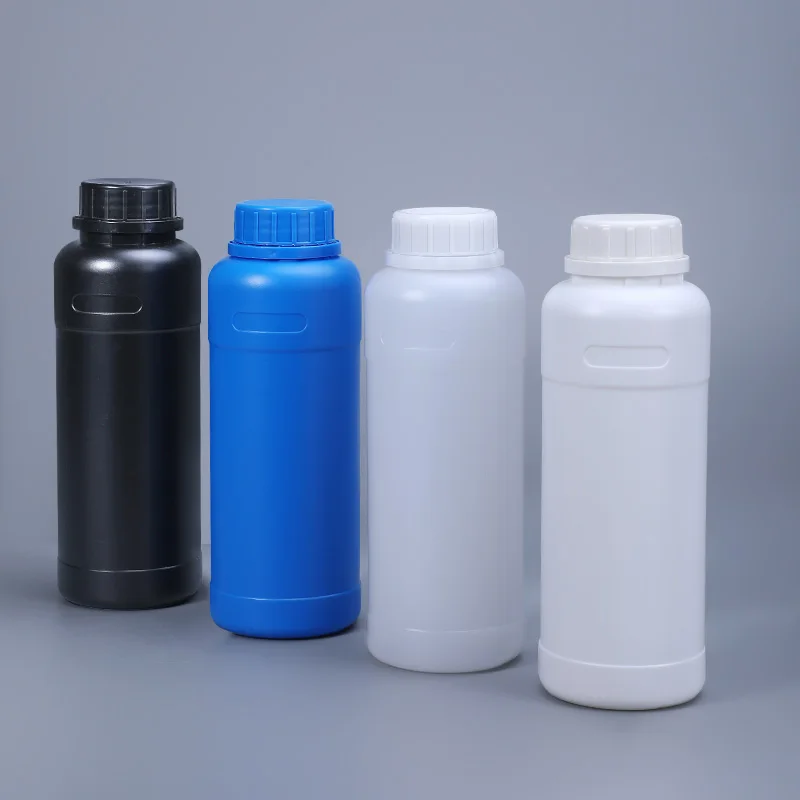 500ML Empty Plastic Bottle Chemical Liquid Disinfectant Storage Container Airtight Sealing Reusable Bottle 1Pcs