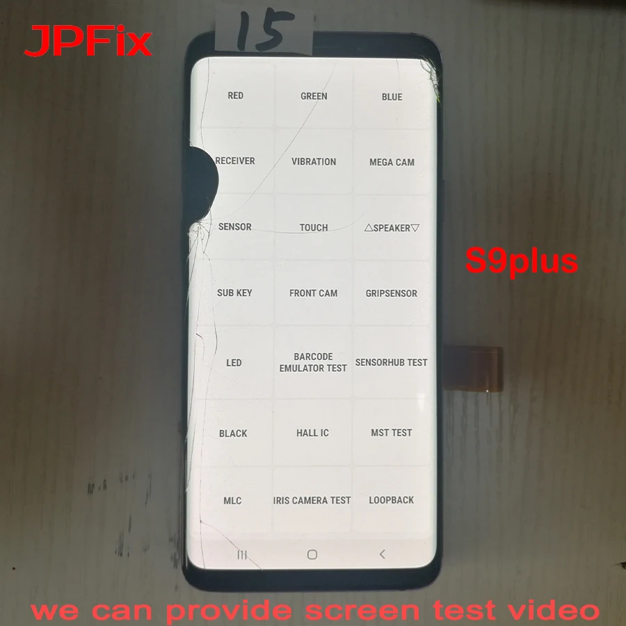 Сенсорный ЖК-экран JPFix Super AMOLED для Samsung Galaxy S9 + Plus G965 дигитайзер с рамкой стекло