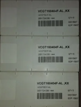 

5PCS CARBIDE INSERT VCGT160404F-AL KX