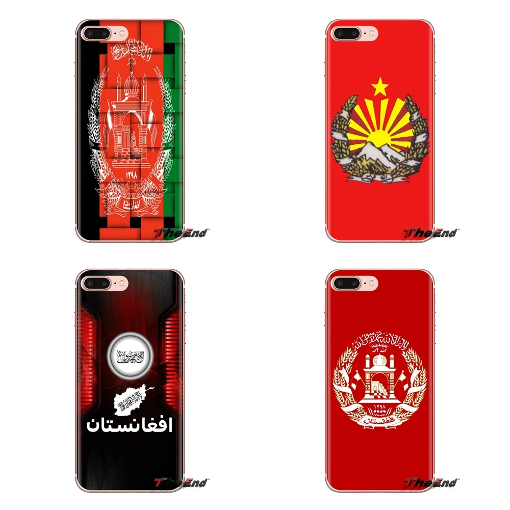 For HTC U11 One M7 M8 A9 M9 M10 E9 Desire 630 530 626 628 816 820 Motorola G G2 G3 Soft Transparent Cases Cover afghanistan flag |