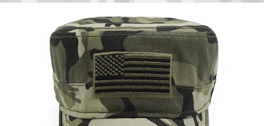 KUNBKANG новая тактическая Маскировочная шапка мужская бейсболка флаг США Snapback Кепка-бейсболка кость Регулируемая армейская камуфляжная гладкая кепка мужская