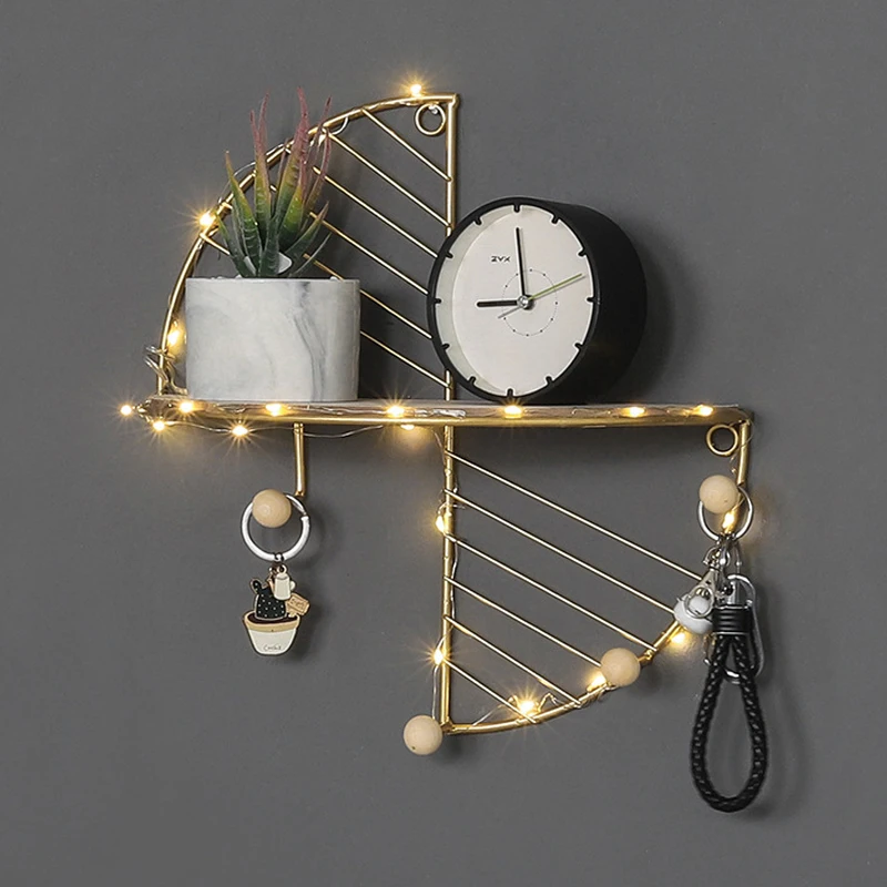 Creative Hexagon Wall Shelf - Image 6