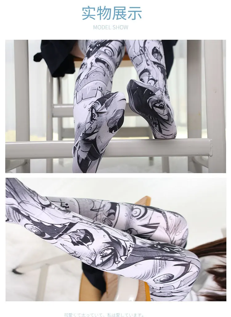 Prowow Anime Cosplay Printed Stockings Lolita Gothic Velvet Overknee Tights Socks Women Girls Long Knee Sexy Costume -Zentai shop online H58b7e2964142433f8bdb77ddc37fac00j.jpg