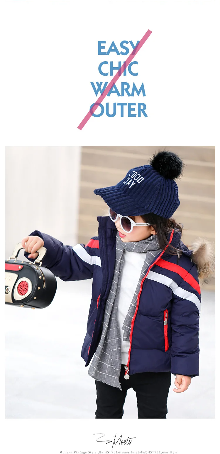 Коллекция 2019 года, Зимний Детский пуховик для девочек, белое пуховое теплое пальто для маленьких девочек верхняя одежда для мальчиков