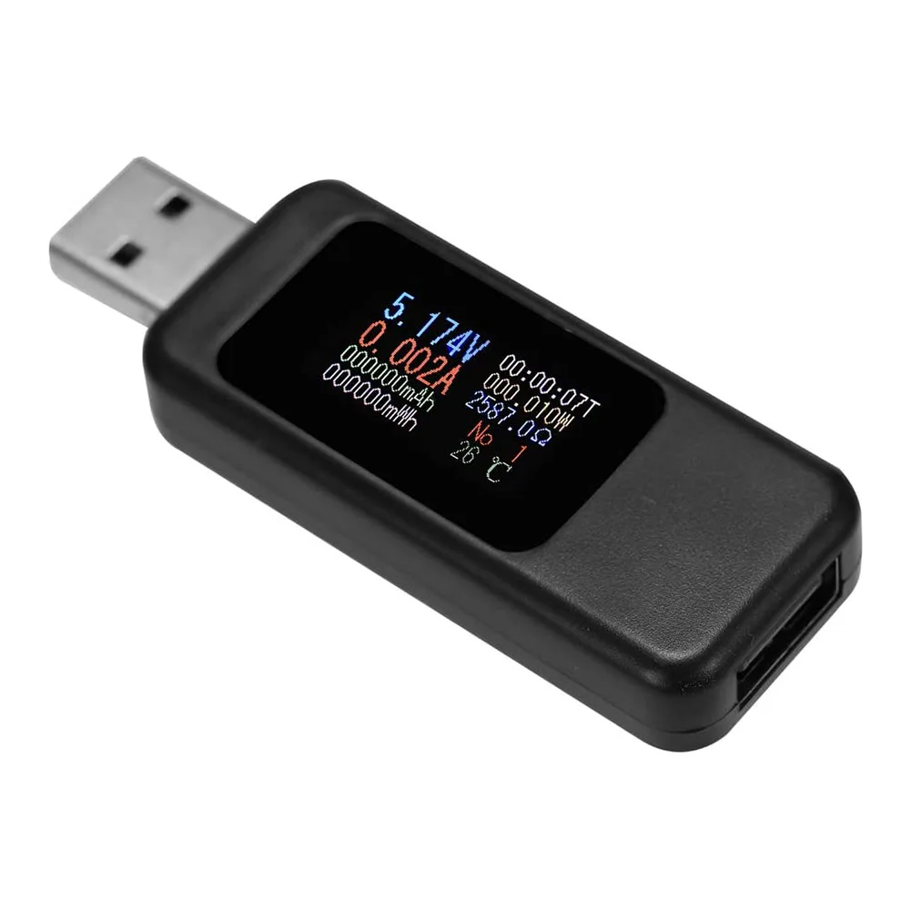 MX18 Multimeter USB Tester Ladegerät Digital Spannung Strom Detektor #R