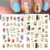 Фрукты Летние Наклейки Наклейка для маникюра DIY Авокадо Pawpaw Summer Green Nail Inspiration Гель-лак для Ногтей Слайдер GLSTZCS012-031