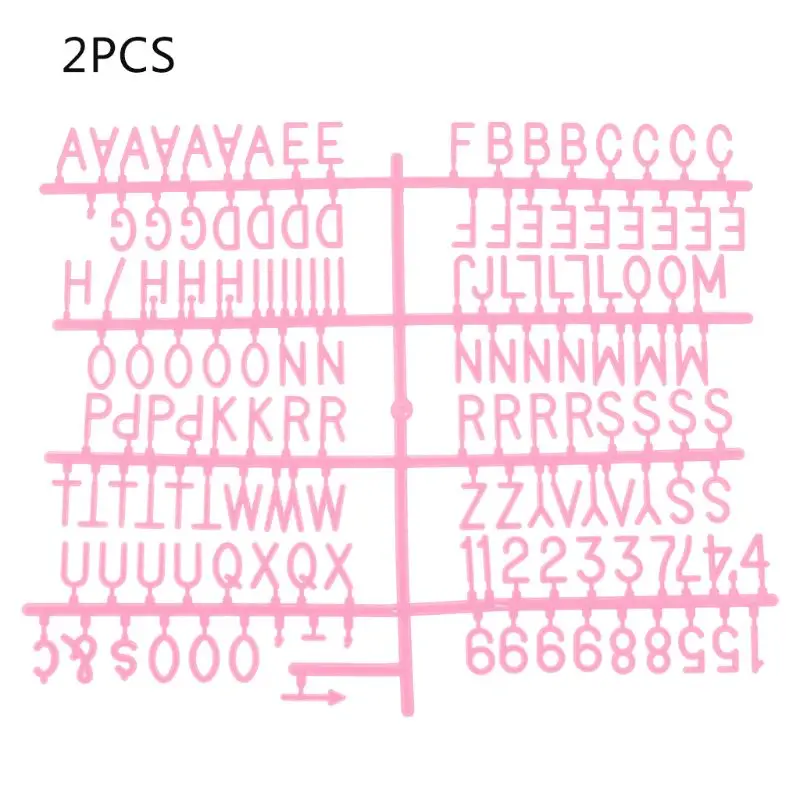 Персонажи для войлока доска для писем 290 штук Номера для сменных доска для писем AXYF