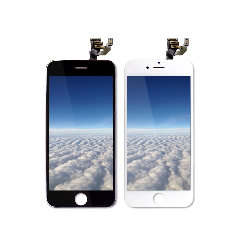 FVBH Полная сборка с белыми и черными ЖК-дисплей Дисплей для iPhone 6 6s 5S Сенсорный