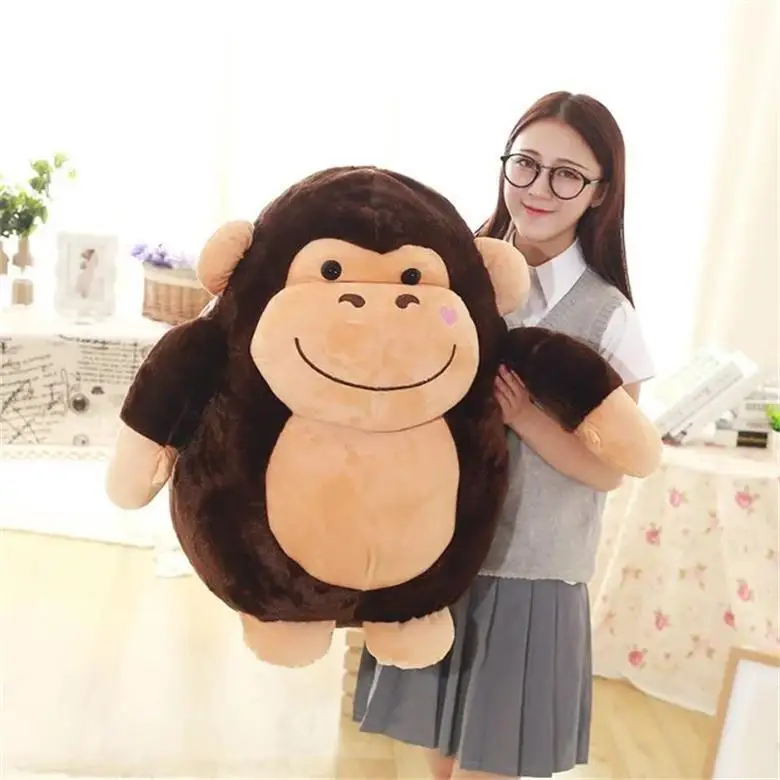 

Cute New Style Cute Large Gorilla Doll Black And Gray Two-color Large Size Children Gorilla Stuffed Toy