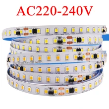 

220V 2835 Led Strip Light 120LED/m 5m With IC IP67 Tube Waterproof Decoration White/ Warm White/ Natural White 12mm Width