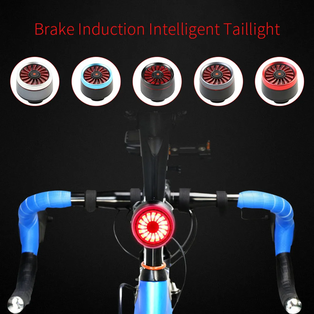 

Bike Light LED Cycling Rear Seatpost Bicycle Tail Light USB Rechargeable ABS Waterproof 5 Modes Battery bicycle accessories