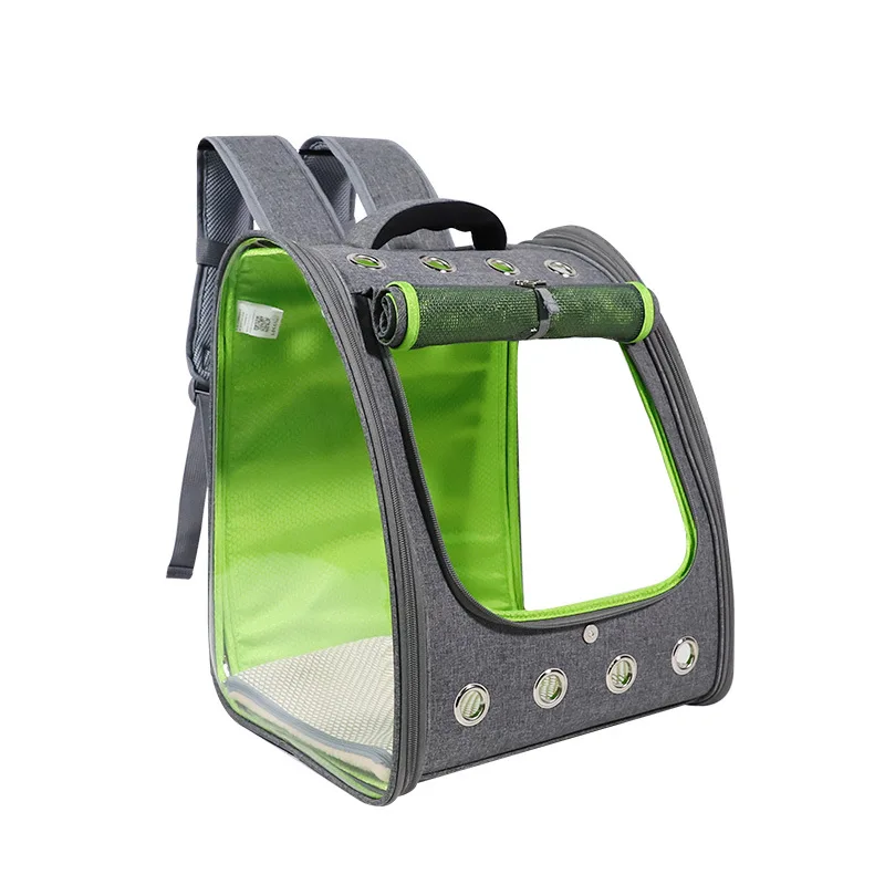Рюкзак для питомцев, щенков или кошек, дышащая сетка, прозрачная сумка для щенков из Оксфорда, сумка для путешествий, прогулок, езды на велосипеде и на открытом воздухе